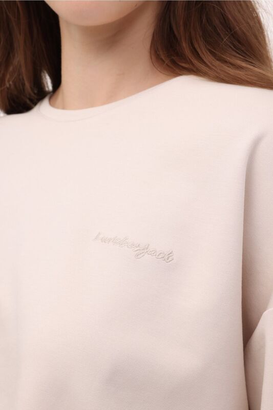 WL GOLD 16SS122 4FX Kadın Bej Sweatshirt - 101610669