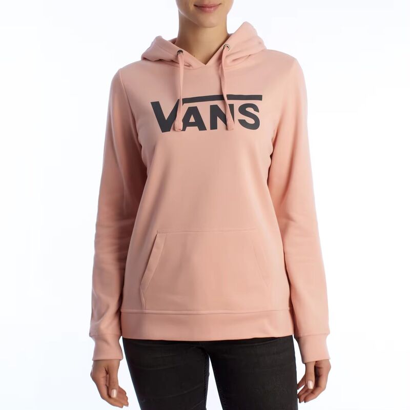WM DROP V LOGO HOODIE-B Kadın Pembe Sweatshirt - VN0A5HNP