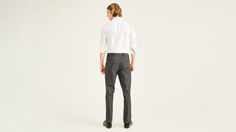Dockers - WORKDAY KHAKI SLIM BLACK Erkek Gri Pantolon - 36272