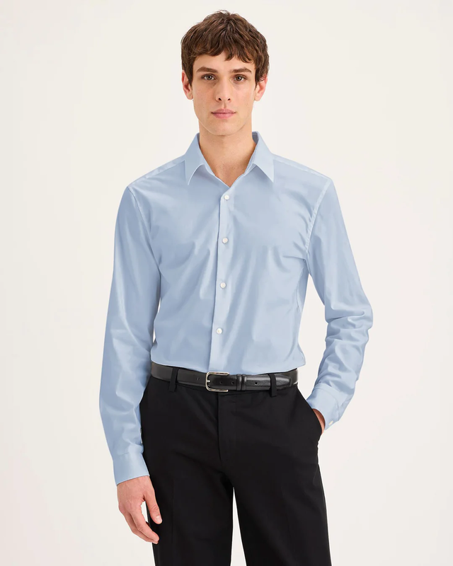 Dockers - WORKDAY LS SHIRT SLIM DEAN EOE BI-STRETC Erkek Mavi Gömlek - 0030R