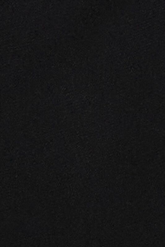 Yüksek Bel Önü Dökümlü Pileli Krep Mini Etek Kadın Siyah Etek - 323A4RA0L001F