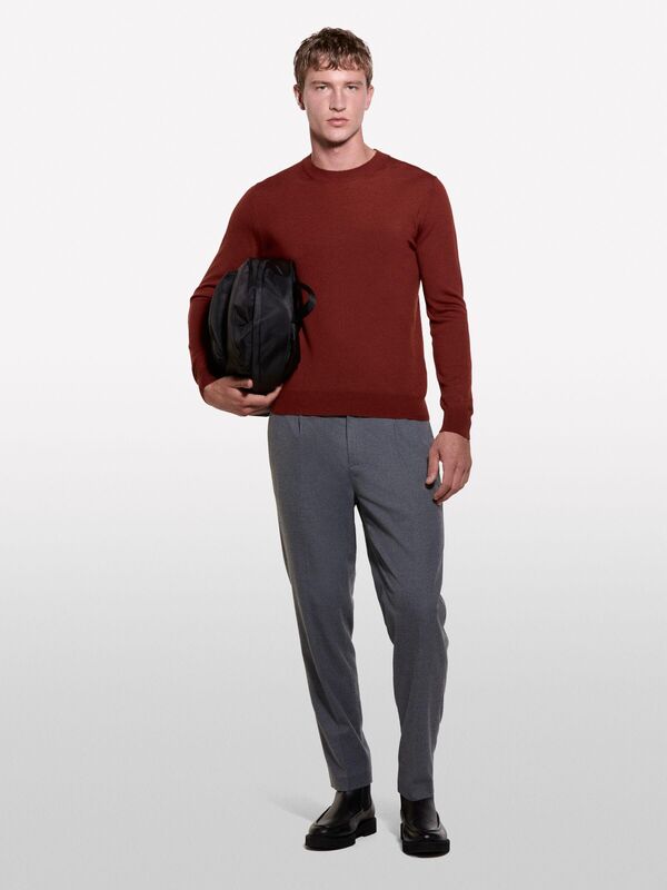 Yün Karışımlı Bisiklet Yaka Kazak Erkek 1M6 Kazak - 324A11BAS100Y