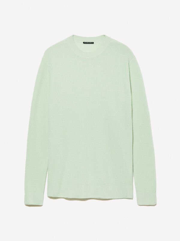 Yün Karışımlı Bisiklet Yaka Kazak Erkek 1R9 Kazak - 324A1044S100X