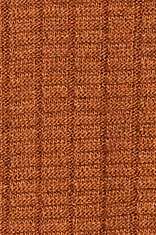 Yün Karışımlı Bisiklet Yaka Kazak Erkek Kahverengi Kazak - 323A1041T102A