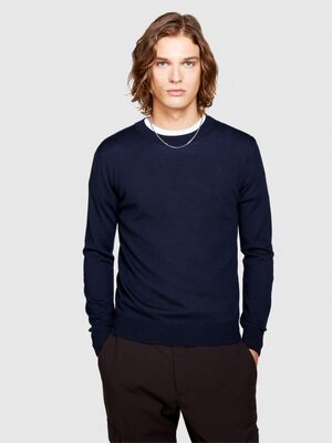 Sisley - Yün Karışımlı Bisiklet Yaka Kazak Erkek Renkli Kazak - 323A11BAS100Y