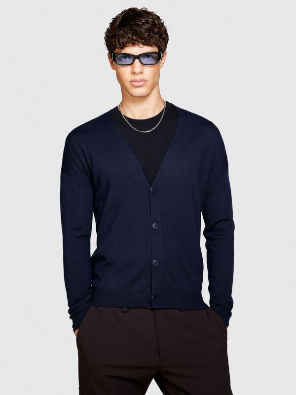 Yün Karışımlı Hırka Erkek Renkli Hırka - 323A11BAS600J