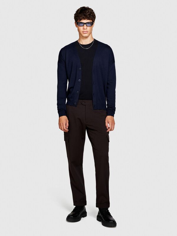 Yün Karışımlı Hırka Erkek Renkli Hırka - 323A11BAS600J