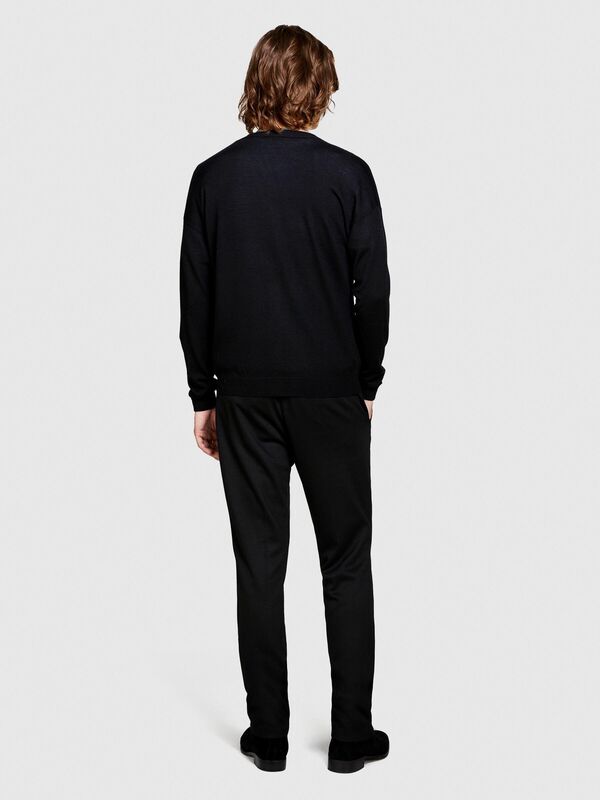 Yün Karışımlı Hırka Erkek Siyah Hırka - 323A11BAS600J