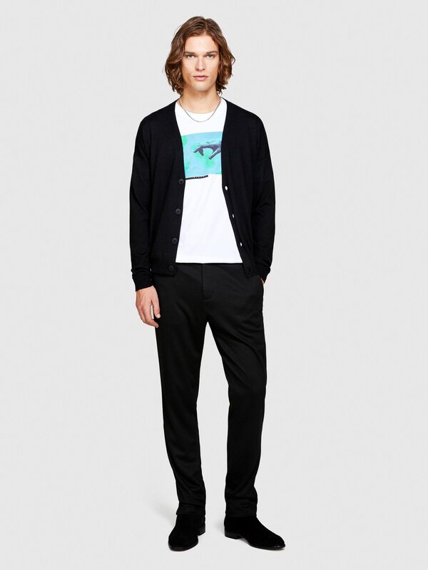 Yün Karışımlı Hırka Erkek Siyah Hırka - 323A11BAS600J