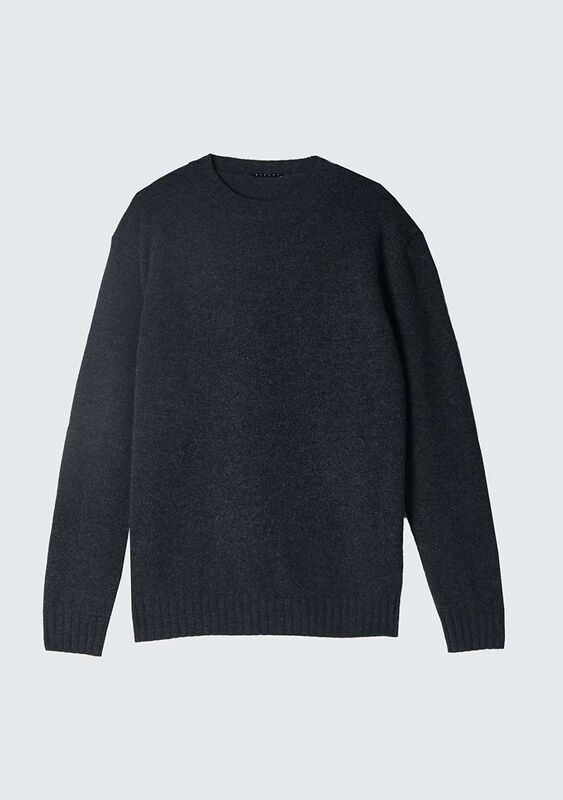 Sisley - Yün Karışımlı Normal Kesim Bisiklet Yaka Kazak Erkek 508 Kazak - 324A1244S102F