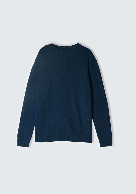 Sisley - Yün Karışımlı Normal Kesim Bisiklet Yaka Kazak Erkek 986 Kazak - 324A1244S102F