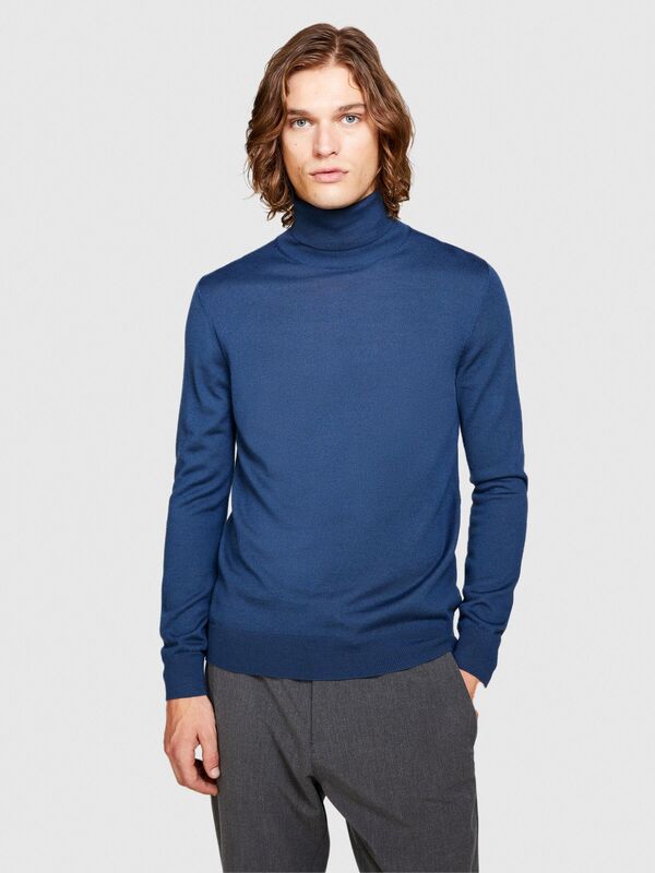 Yün Karışımlı Slim Fit Kazak Erkek Pembe Kazak - 323A11BAS200A