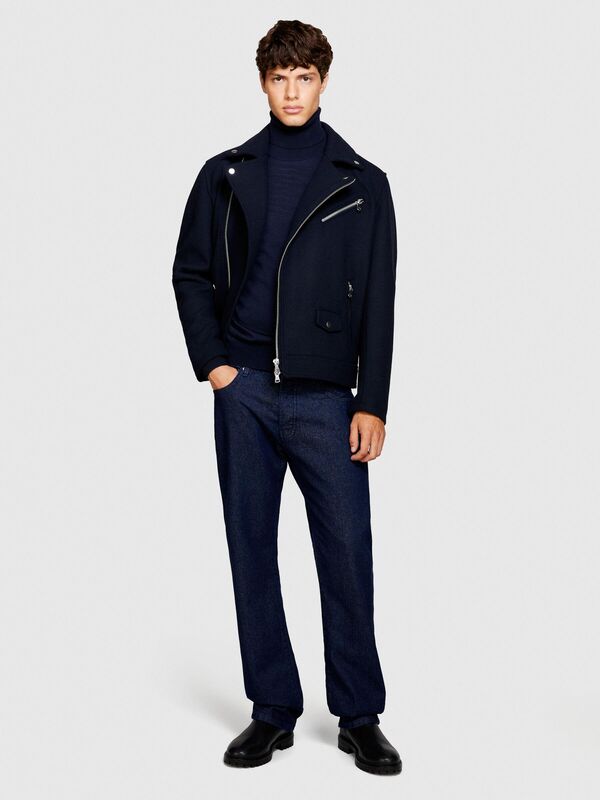 Yün Karışımlı Slim Fit Kazak Erkek Renkli Kazak - 323A11BAS200A