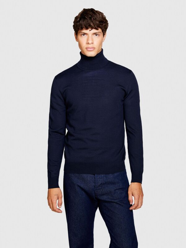 Yün Karışımlı Slim Fit Kazak Erkek Renkli Kazak - 323A11BAS200A