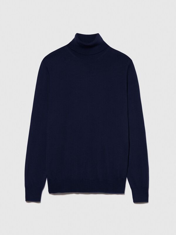 Yün Karışımlı Slim Fit Kazak Erkek Renkli Kazak - 323A11BAS200A