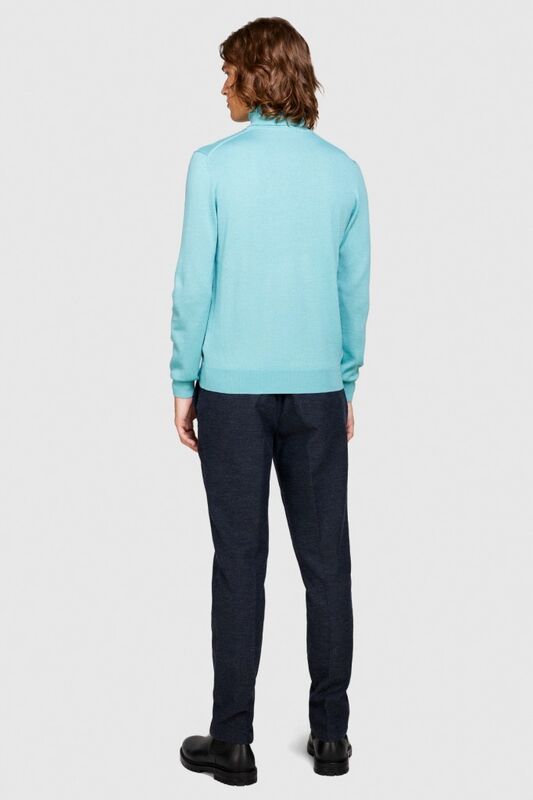 Yün Karışımlı Slim Fit Kazak Erkek Yeşil Kazak - 323A11BAS200A Yün Karışımlı Slim Fit Kazak Erkek Yeşil Kazak - 323A11BAS200A