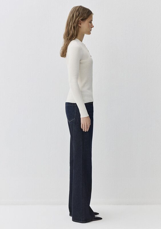 YUVARLAK YAKA KAZAK Kadın Beyaz Kazak - M1710830