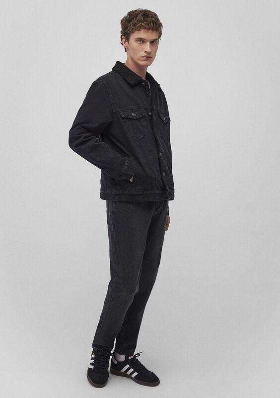 ZANDER Erkek Siyah Denim Ceket - M0111214