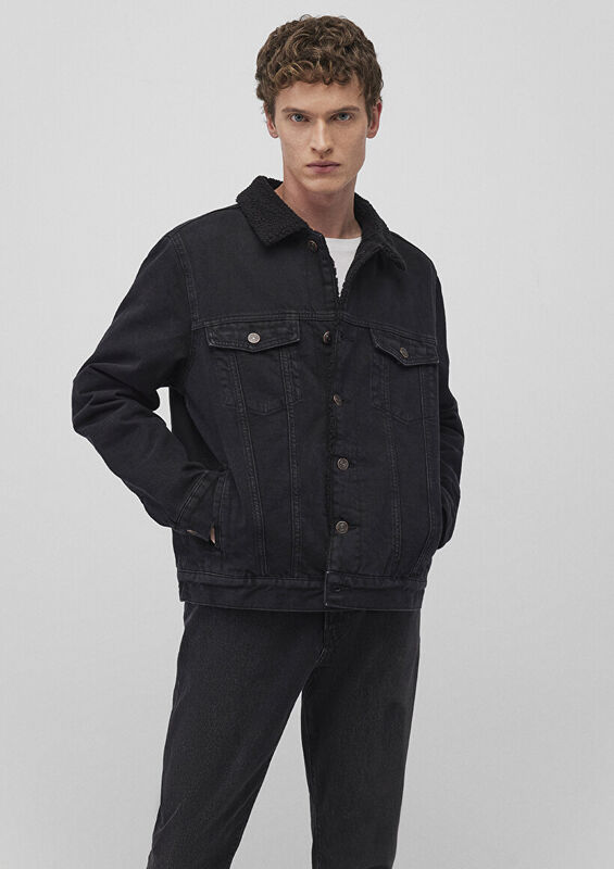 ZANDER Erkek Siyah Denim Ceket - M0111214