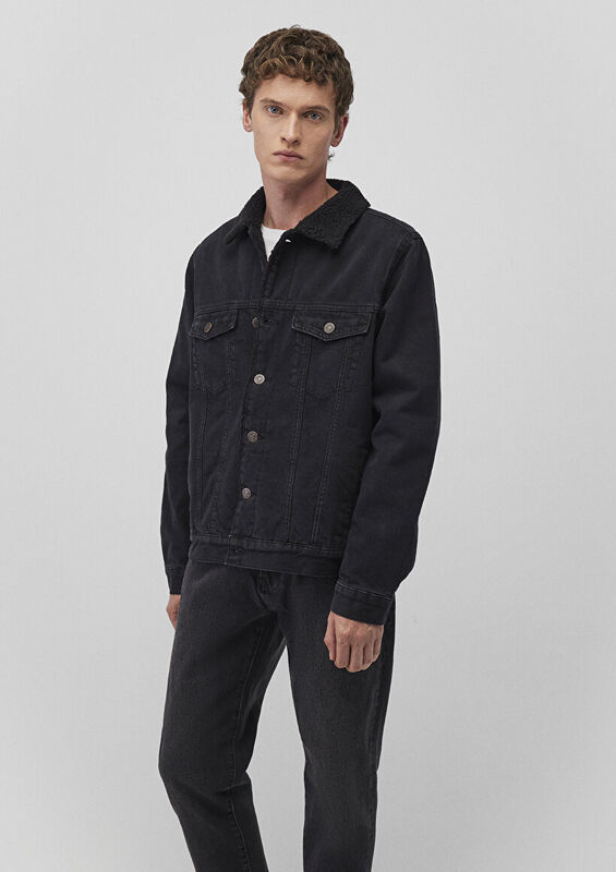 ZANDER Erkek Siyah Denim Ceket - M0111214