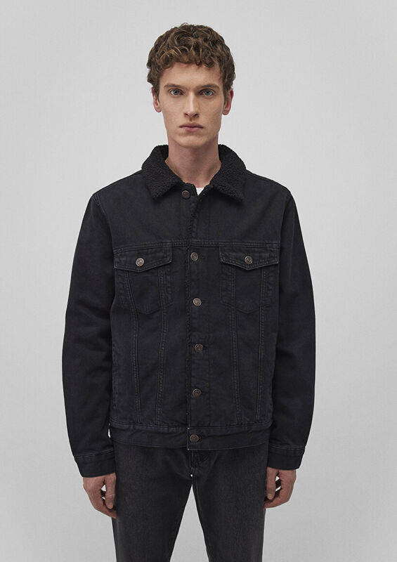 ZANDER Erkek Siyah Denim Ceket - M0111214