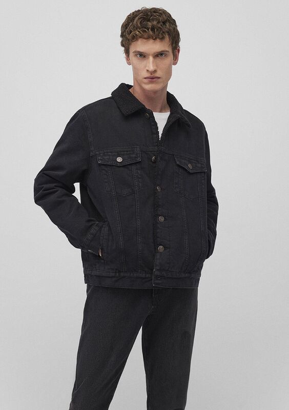 ZANDER Erkek Siyah Denim Ceket - M0111214