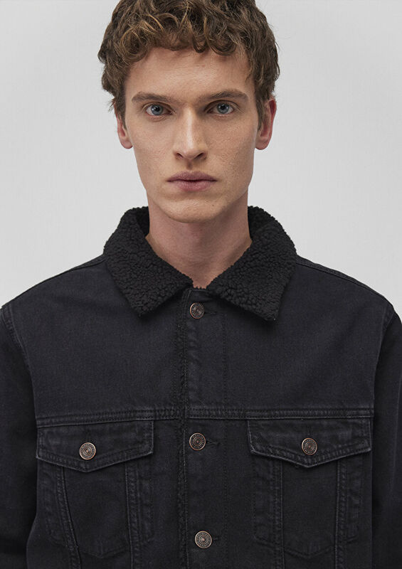 ZANDER Erkek Siyah Denim Ceket - M0111214