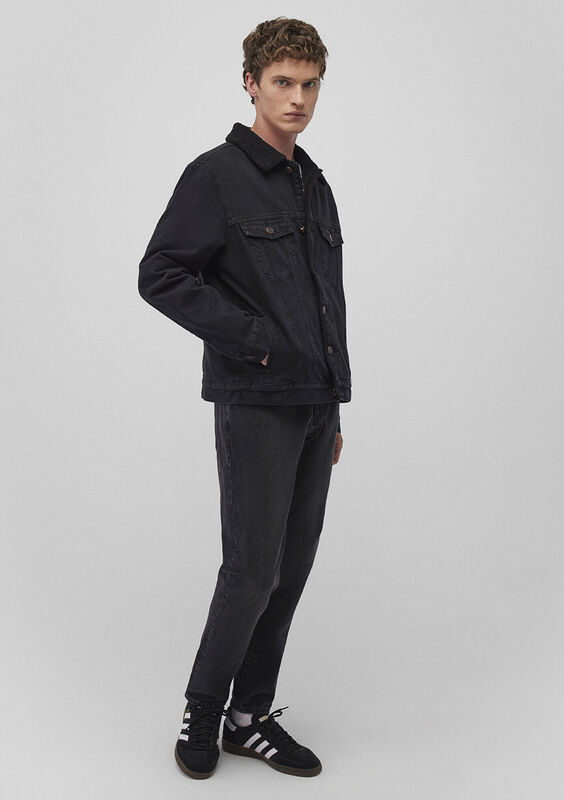 ZANDER Erkek Siyah Denim Ceket - M0111214